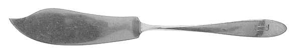 French Antique (Sterling, 1901) Flat Handle Master Butter Knife