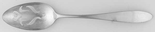 French Antique (Sterling, 1901) Pierced Tablespoon (Serving Spoon)