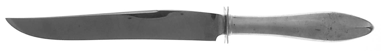 French Antique (Sterling, 1901) Small Carving Knife W/Sterling Guard