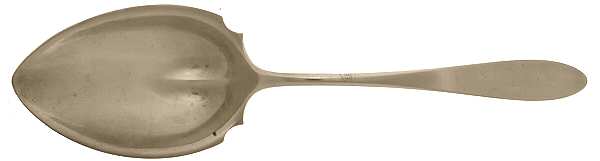 French Antique (Sterling, 1901) Solid Salad Serving Spoon