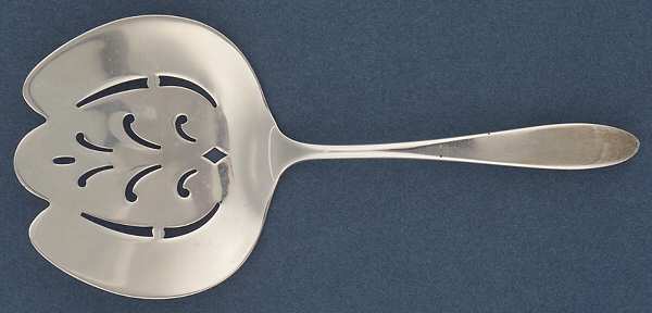 French Antique (Sterling, 1901) Solid Bon Bon Spoon with Pierced Bowl