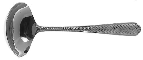 French Braid (Stainless) Solid Gravy Ladle
