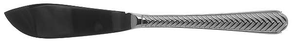 French Braid (Stainless) Hollow Handle Master Butter Knife