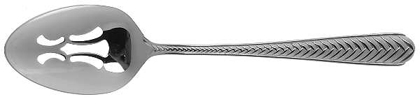 French Braid (Stainless) Pierced Tablespoon (Serving Spoon)