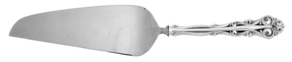 French Lace (Silverplate, 1983) Pie & Cake Server with Stainless Blade