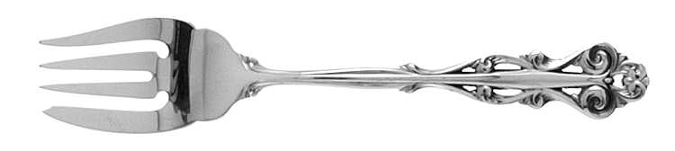 French Lace (Silverplate, 1983) Individual Salad Fork