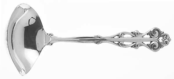 French Lace (Silverplate, 1983) Solid Gravy Ladle
