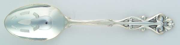 French Lace (Silverplate, 1983) Pierced Tablespoon (Serving Spoon)