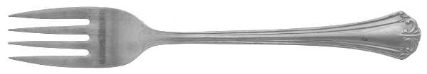 French Lily (Stainless) Individual Salad Fork