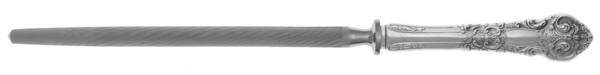 French Renaissance (Sterling, 1941, No Monos) Sharpener Knife with Steel Rod HC