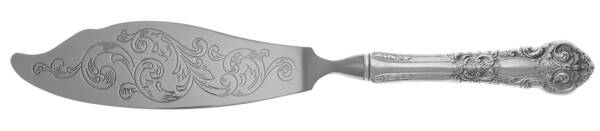 French Renaissance (Sterling, 1941, No Monos) Fish Serving Knife with Stainless Blade HC