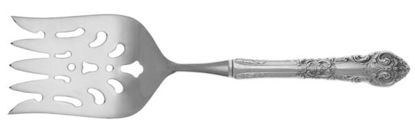 French Renaissance (Sterling, 1941, No Monos) Fish Serving Fork with Stainless Tines HC