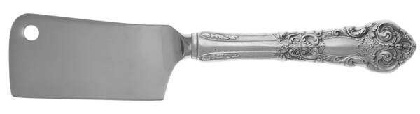 French Renaissance (Sterling, 1941, No Monos) Cheese Cleaver with Stainless Blade HC