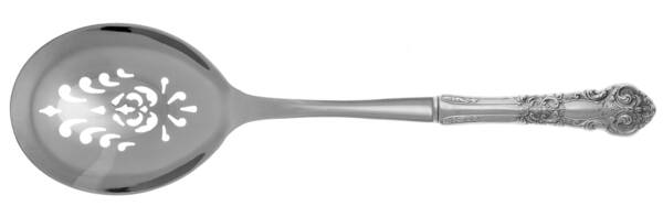 French Renaissance (Sterling, 1941, No Monos) Casserole Spoon with Pierced Stainless Bowl HC