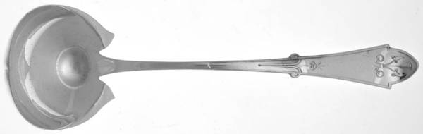 Gem (Silverplate, 1871) Oyster Ladle Solid Piece