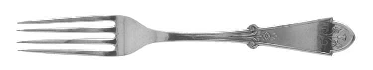 Gem (Silverplate, 1871) Fork
