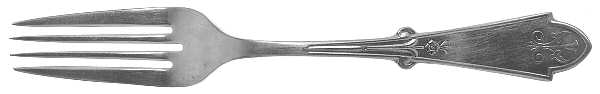 Gem (Silverplate, 1871) Fork