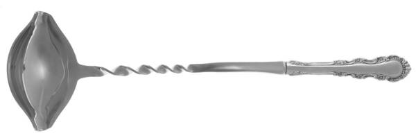 Georgian Rose (Sterling, 1941, No Monograms) Punch Ladle with Stainless Bowl HC
