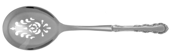 Georgian Rose (Sterling, 1941, No Monograms) Casserole Spoon with Pierced Stainless Bowl HC