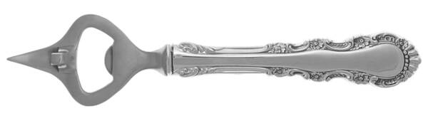 Georgian Rose (Sterling, 1941, No Monograms) Bottle/Can Opener with Stainless Bowl HC
