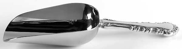Georgian Rose (Sterling, 1941, No Monograms) Ice Scoop with Stainless Bowl