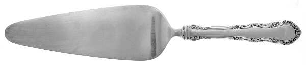 Georgian Rose (Sterling, 1941, No Monograms) Hollow Handle Pie Server, Sterling Blade