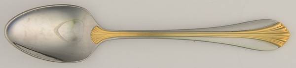 Golden Ariel (Stainless, Gold Accent) Teaspoon