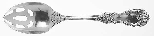 Golden Burgundy (Sterling) Pierced Tablespoon (Serving Spoon)