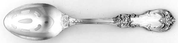 Golden Burgundy (Sterling) Pierced Tablespoon (Serving Spoon)