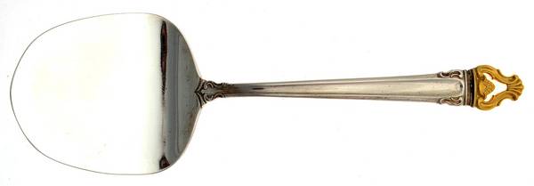 Golden Crown (Silverplate, Gold Accent, 1969) Tomato Server, Solid Piece