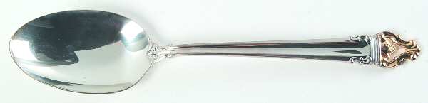 Golden Crown (Silverplate, Gold Accent, 1969) Tablespoon (Serving Spoon)