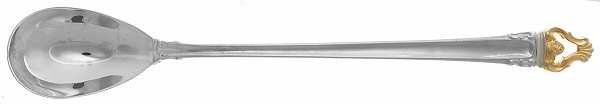 Golden Crown (Silverplate, Gold Accent, 1969) Iced Tea Spoon