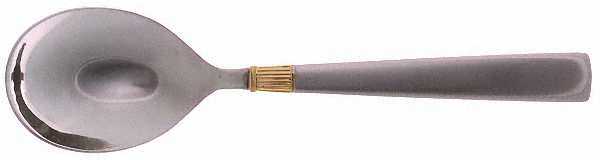 Golden Castlegate (Stainless, Gold Accent) Sugar Spoon