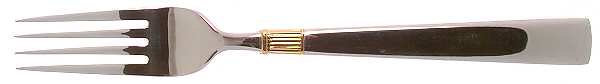 Golden Castlegate (Stainless, Gold Accent) Fork