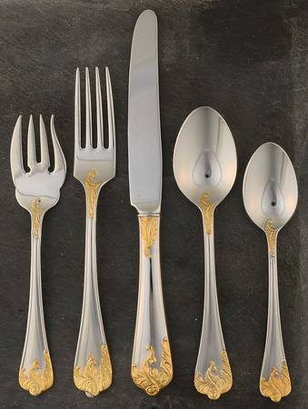 Golden Chardonnay (Stainless) 5 Piece Place Setting