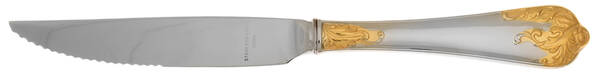 Golden Chardonnay (Stainless) Steak Knife Individual Hollow, Serrate HC