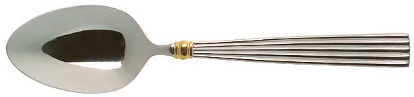 Golden Crescendo (Stainless, Gold Accent) Tablespoon (Serving Spoon)