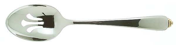 Golden Halo (Stainless) Pierced Tablespoon (Serving Spoon)
