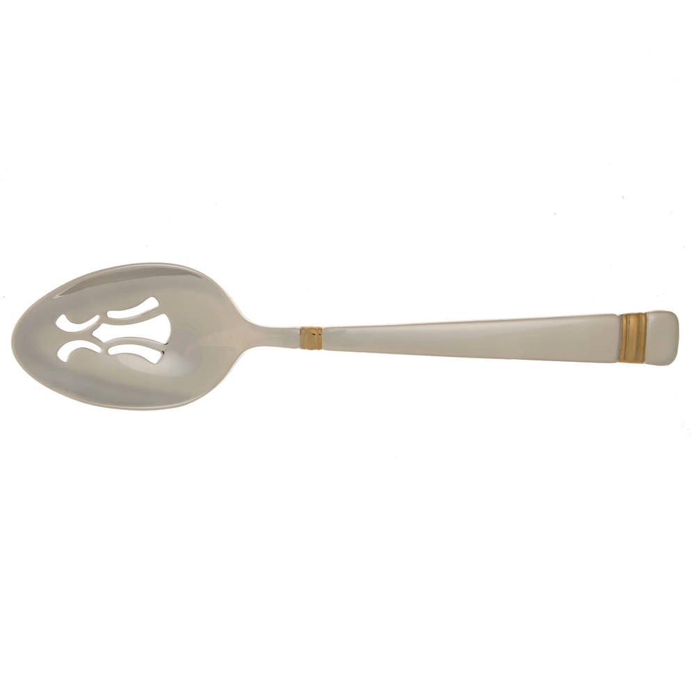 Golden Longwood (Stainless) Pierced Tablespoon (Serving Spoon)
