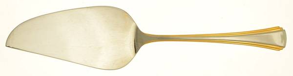 Golden Miro (Stainless-Gold Accent) Pie and Cake Server, Solid Piece