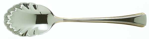Golden Miro (Stainless-Gold Accent) Sugar Shell Spoon