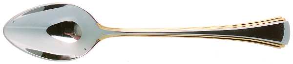 Golden Miro (Stainless-Gold Accent) Teaspoon