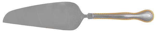 Golden Regatta (Stainless, Gold Accent) Pie and Cake Server, Solid Piece