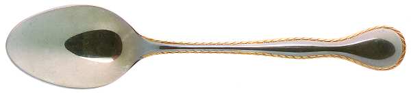 Golden Regatta (Stainless, Gold Accent) Teaspoon