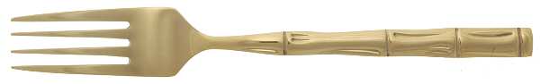 Golden Royal Bamboo (Gold Electroplate) Individual Salad Fork