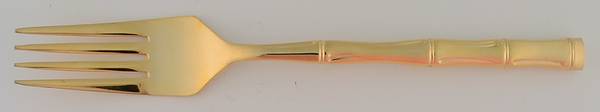 Golden Regal Bamboo (Gold Electroplate) Individual Salad Fork