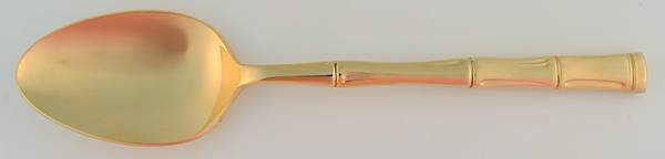 Golden Regal Bamboo (Gold Electroplate) Place/Oval Soup Spoon