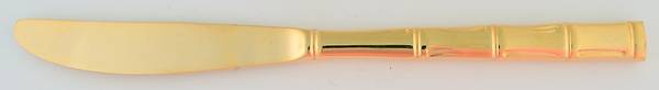Golden Regal Bamboo (Gold Electroplate) Modern Solid Knife
