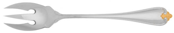 Golden Rosecliff (Stainless-Gold Accent) Pastry Fork Solid HC