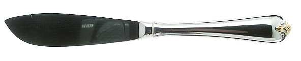 Golden Rosecliff (Stainless-Gold Accent) Hollow Handle Master Butter Knife